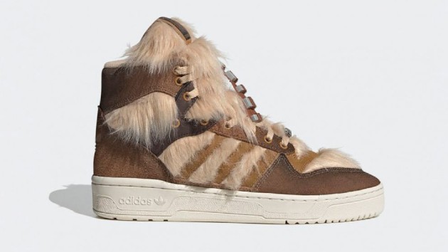 adidas furry shoes