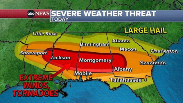 South braces for severe weather, dangerous heat: Latest forecast ...